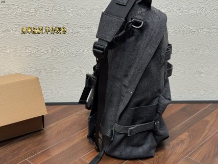 Balenciaga Denim Grey Backpack with Removable Straps view 6