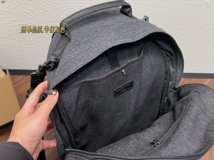 Balenciaga Denim Grey Backpack with Removable Straps view 9