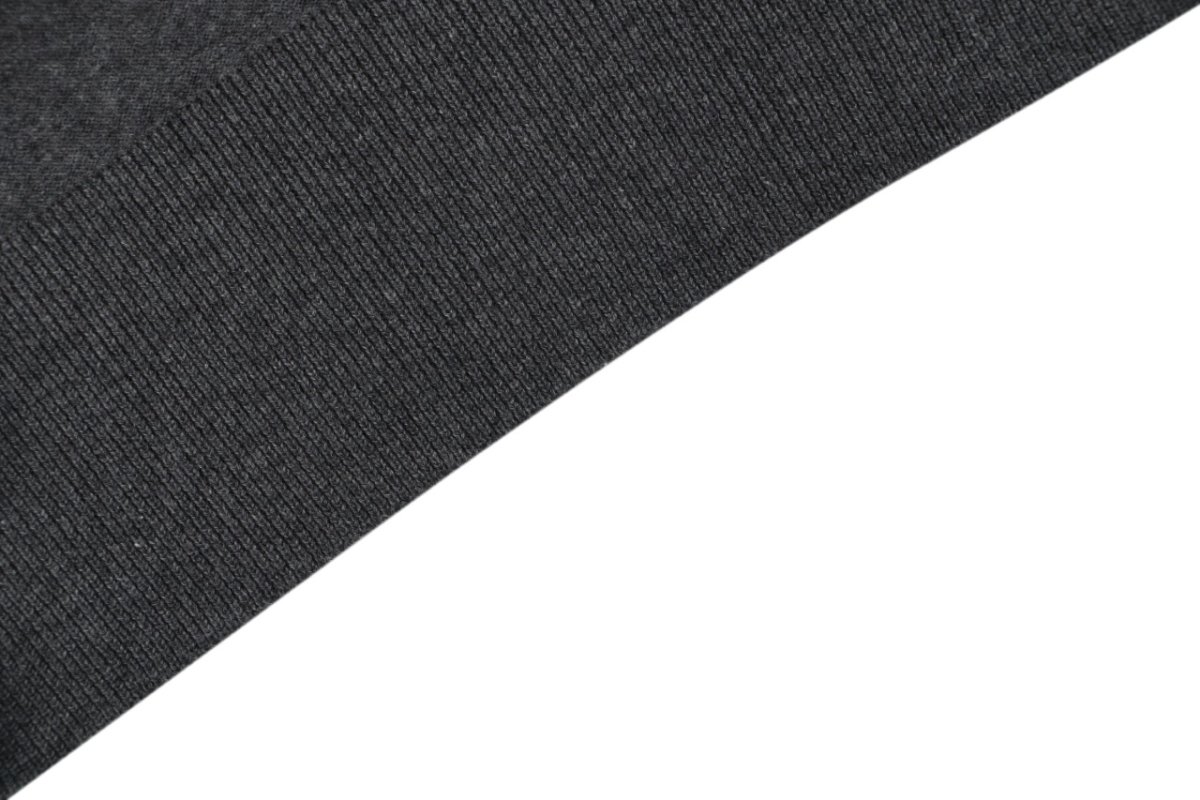 Grey Polo Shirt with Stripe Sleeve Detail view