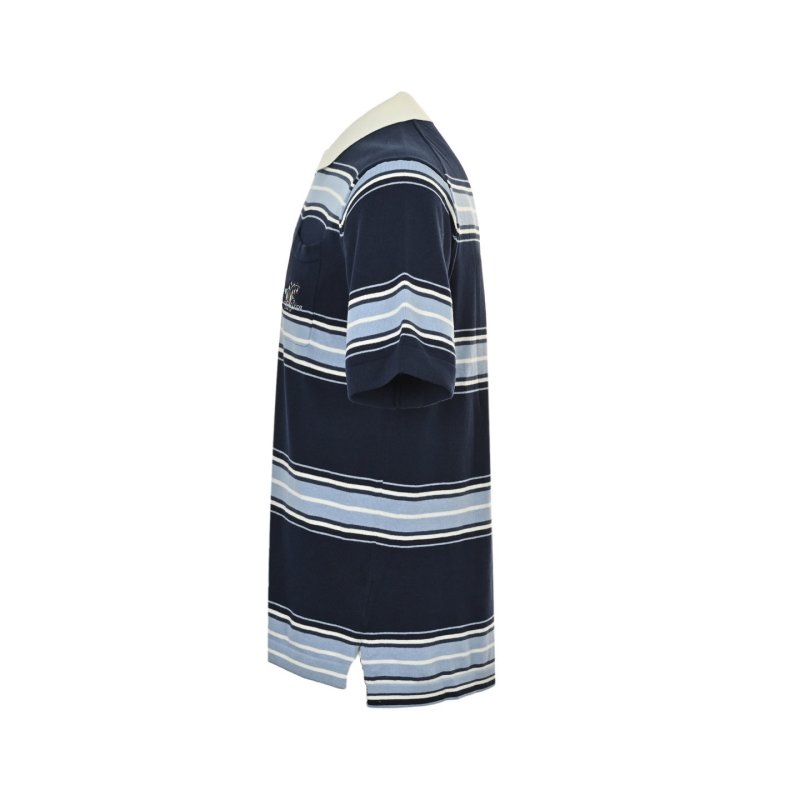 Polo Ralph Lauren Navy Blue Stripe Polo T-Shirt view