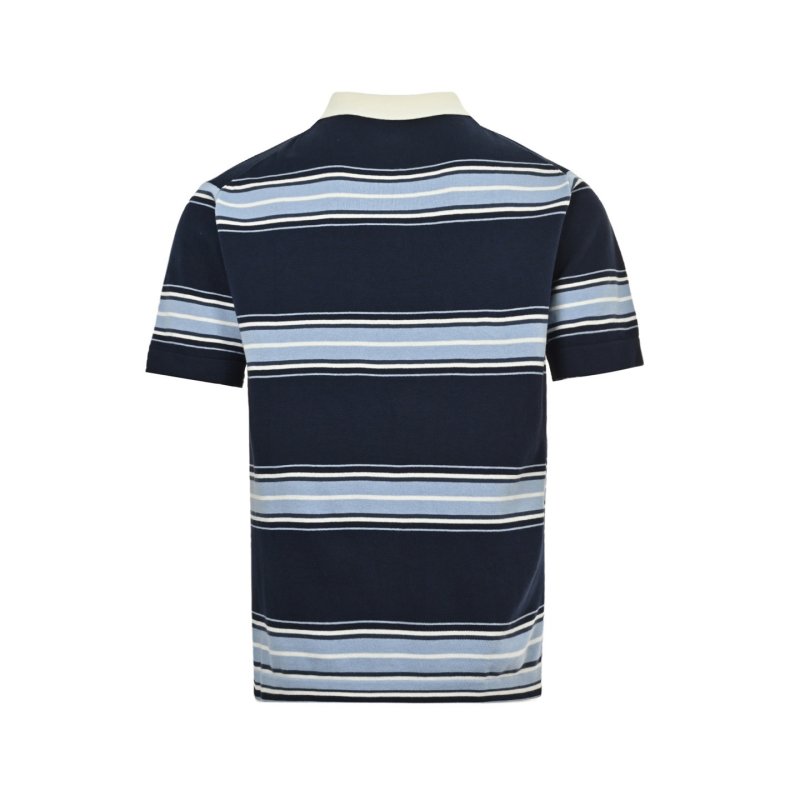 Polo Ralph Lauren Navy Blue Stripe Polo T-Shirt view