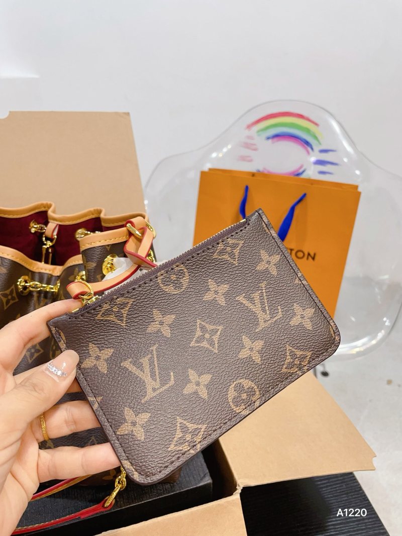 Louis Vuitton Monogram Bucket Bag Brown Multi view