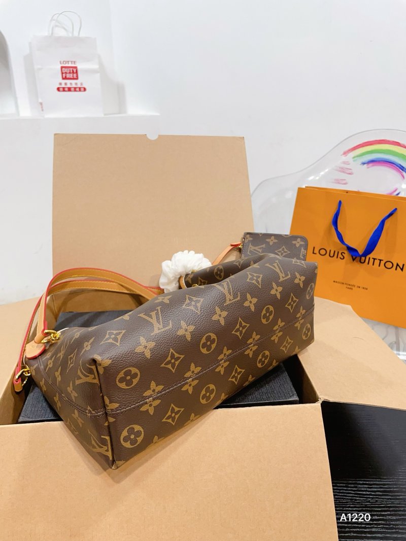 Louis Vuitton Monogram Bucket Bag Brown Multi view