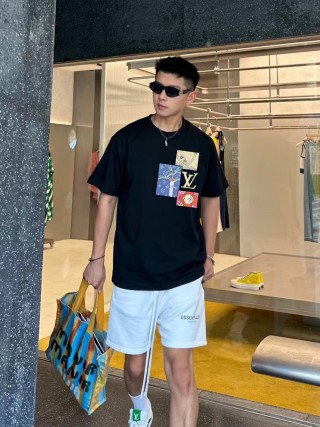 Louis Vuitton Monogram Patchwork Black T-Shirt