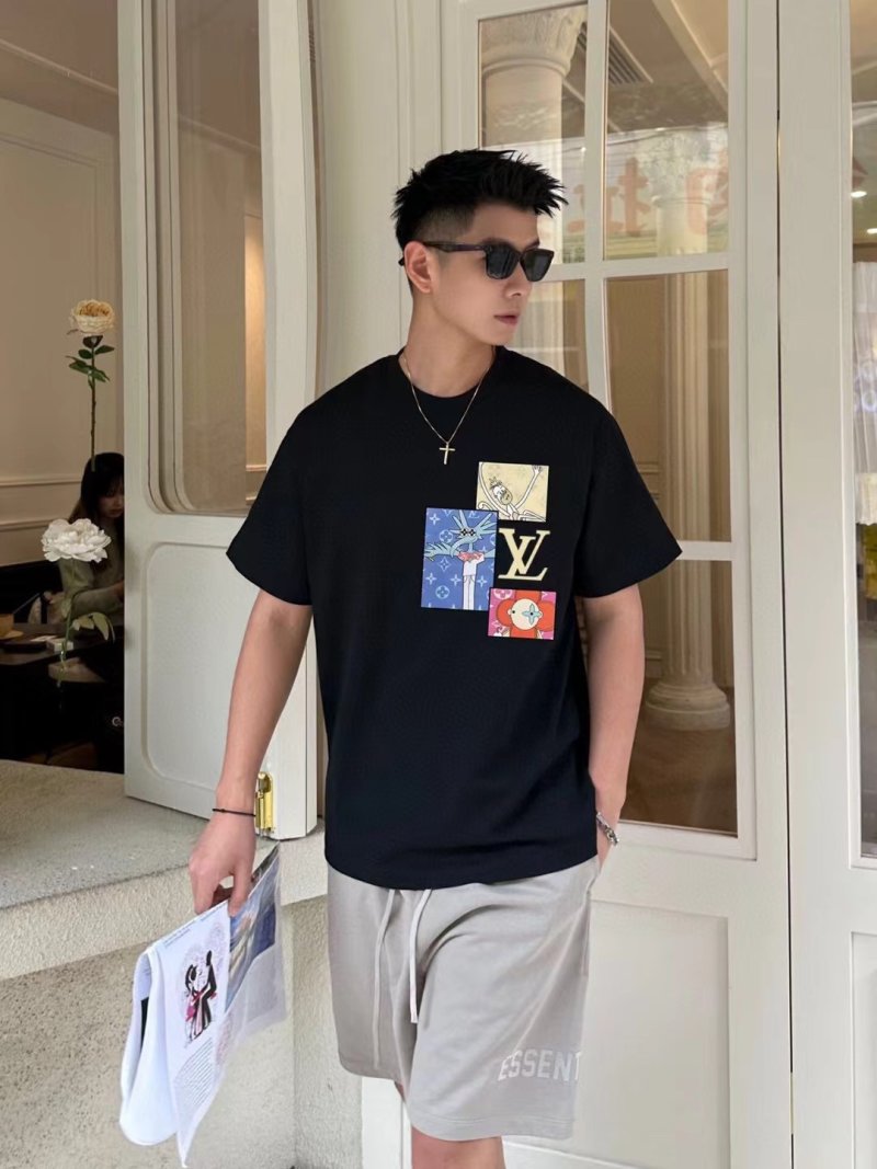 Louis Vuitton Monogram Patchwork Black T-Shirt view
