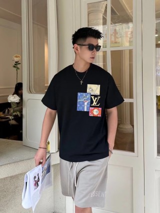 Louis Vuitton Monogram Patchwork Black T-Shirt view 3