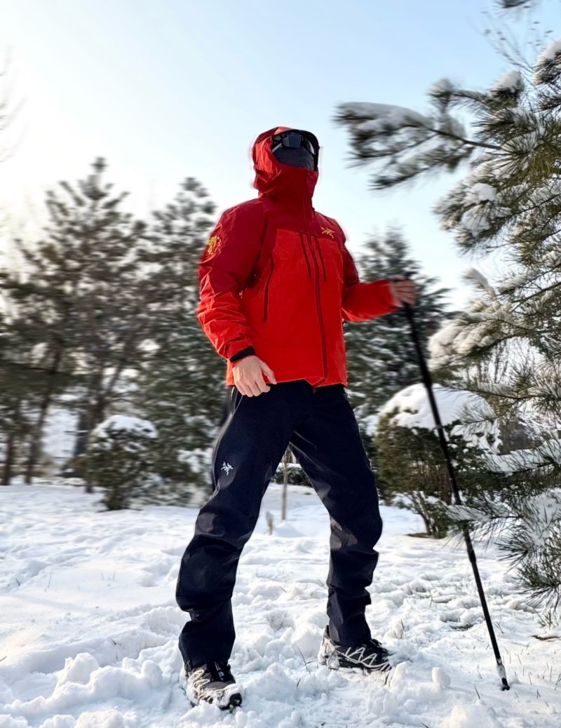 Red Technical Windbreaker Jacket - Limited Edition view