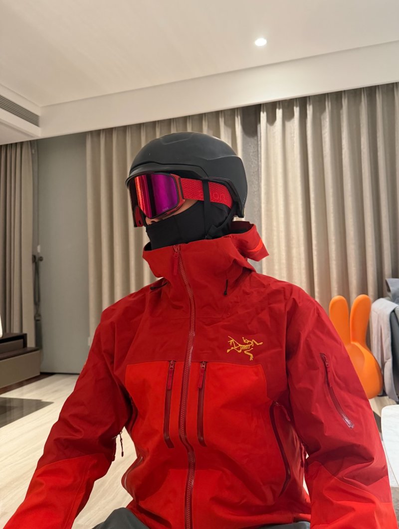 Red Technical Windbreaker Jacket - Limited Edition view