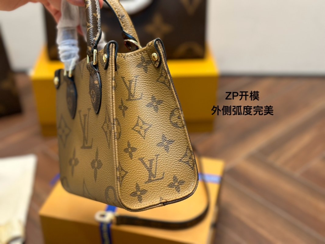 Louis Vuitton OnTheGo Mini Monogram Tote Brown view