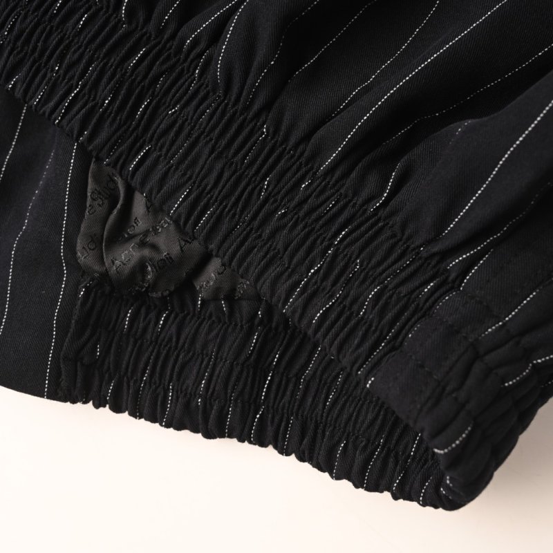 Black Oversized Puffer Jacket with Embroidered Detail view