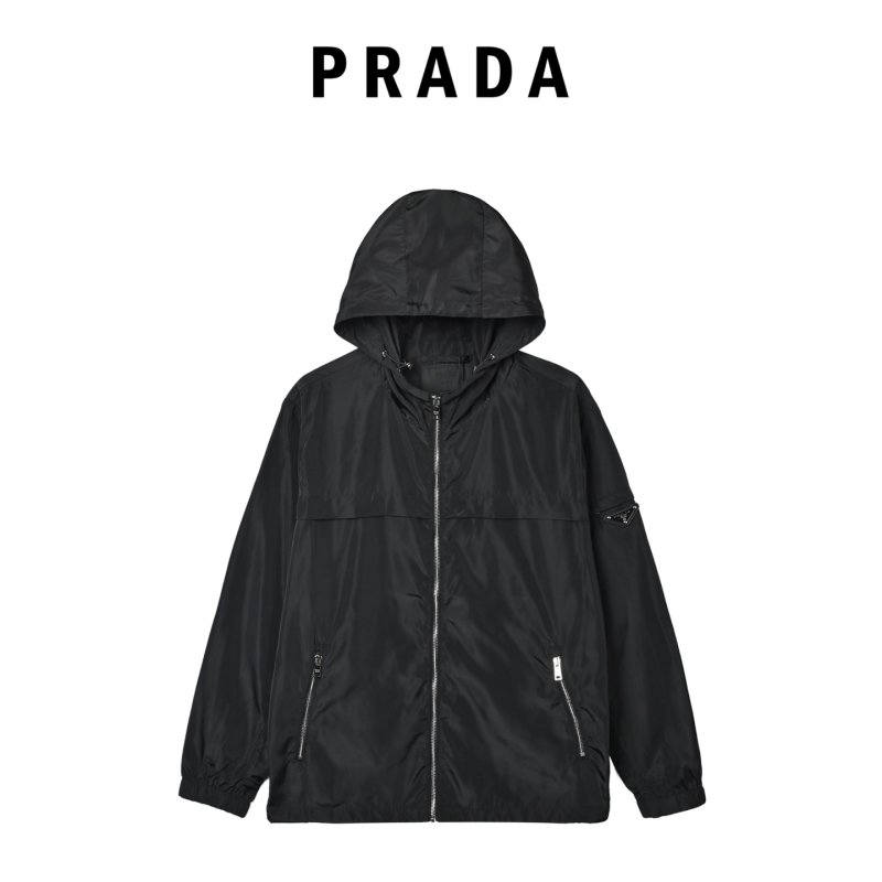 Stone Island Black Nylon Zip Hoodie Jacket view