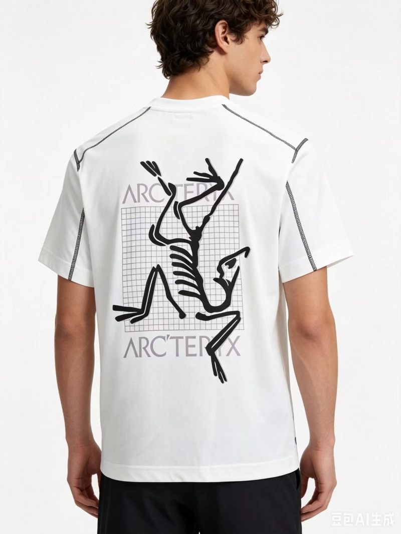 Arc'teryx White Graphic Print T-Shirt