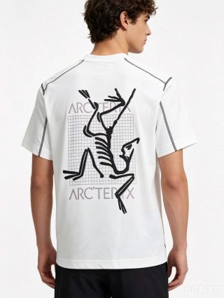 Arc'teryx White Graphic Print T-Shirt