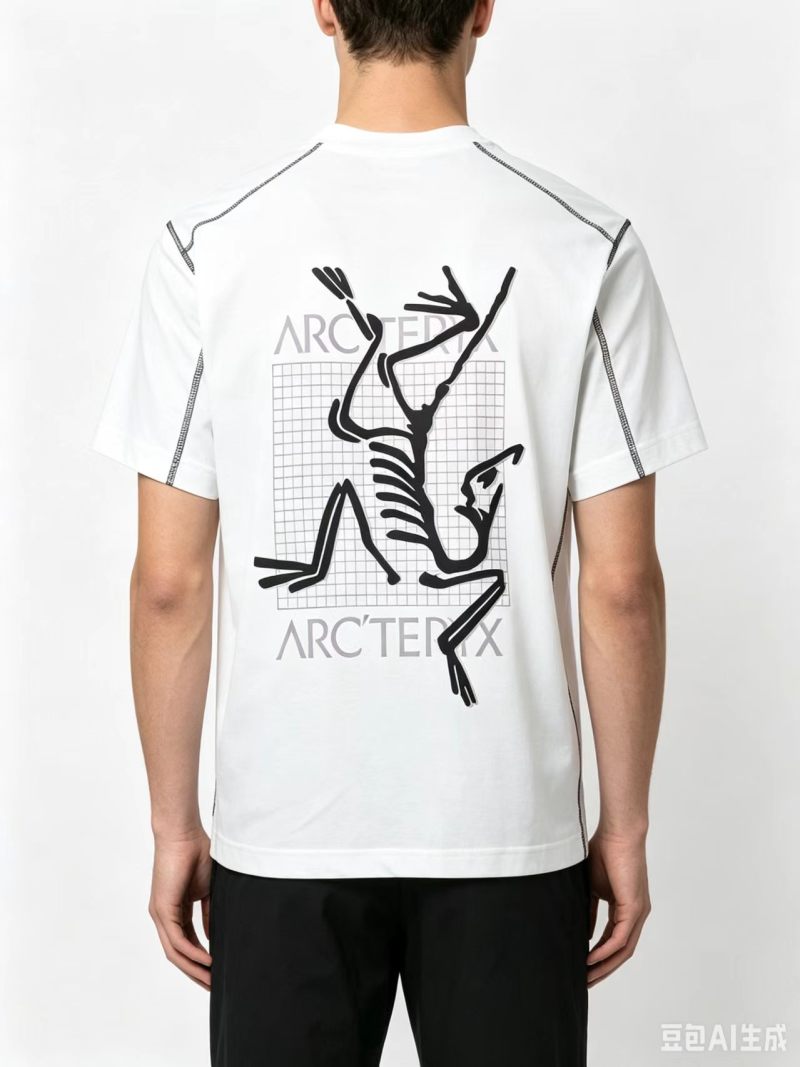 Arc'teryx White Graphic Print T-Shirt view