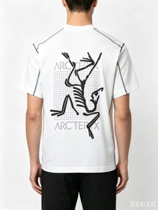 Arc'teryx White Graphic Print T-Shirt view 2