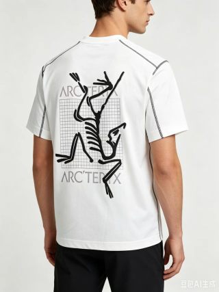 Arc'teryx White Graphic Print T-Shirt view 3