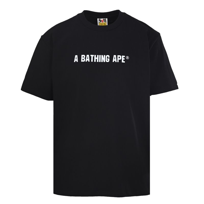 A Bathing Ape Black Logo T-Shirt view