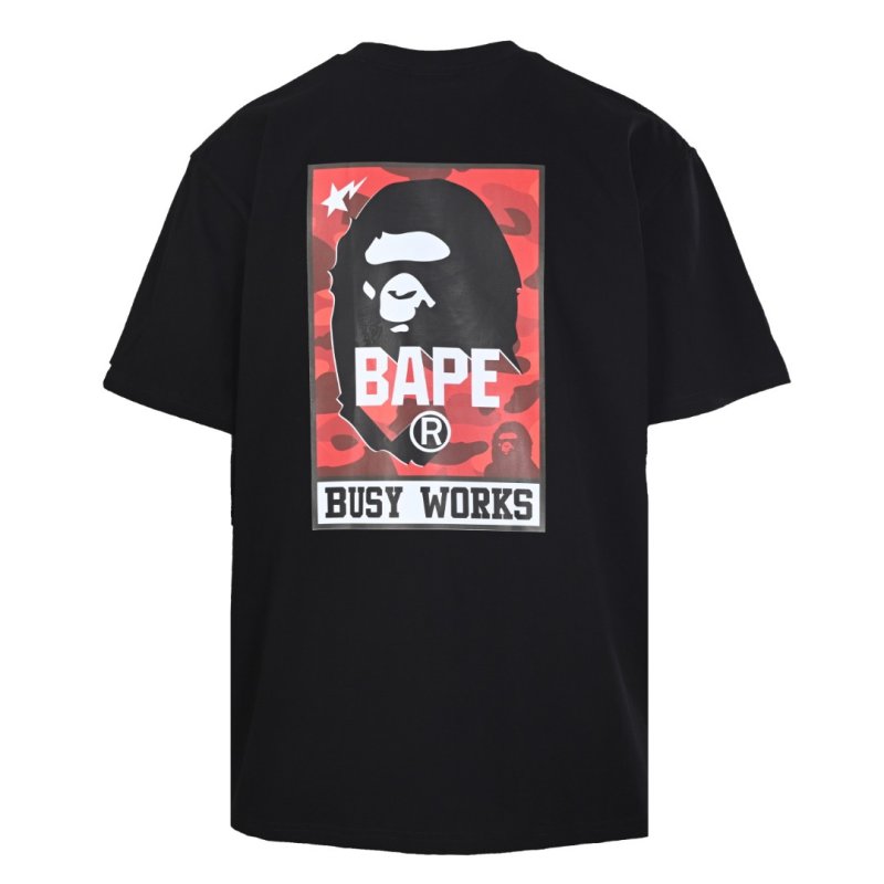 A Bathing Ape Black Logo T-Shirt view