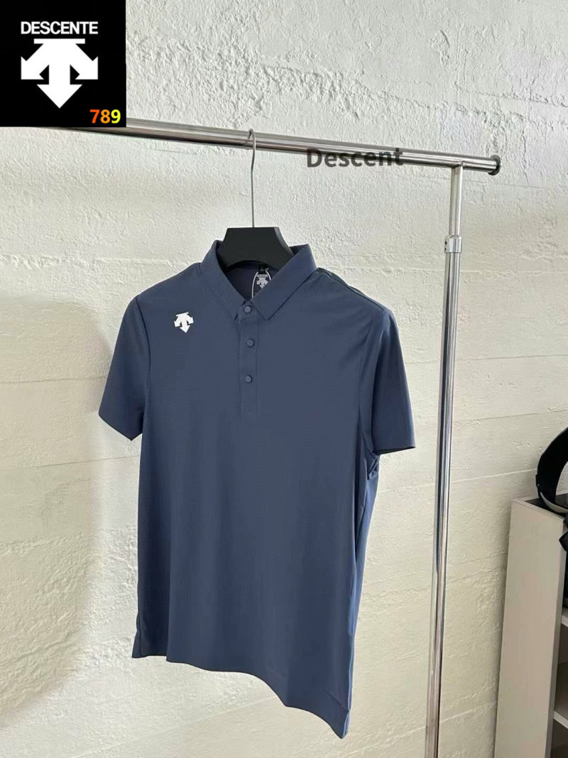 Descente Classic Polo Shirt - Navy Blue