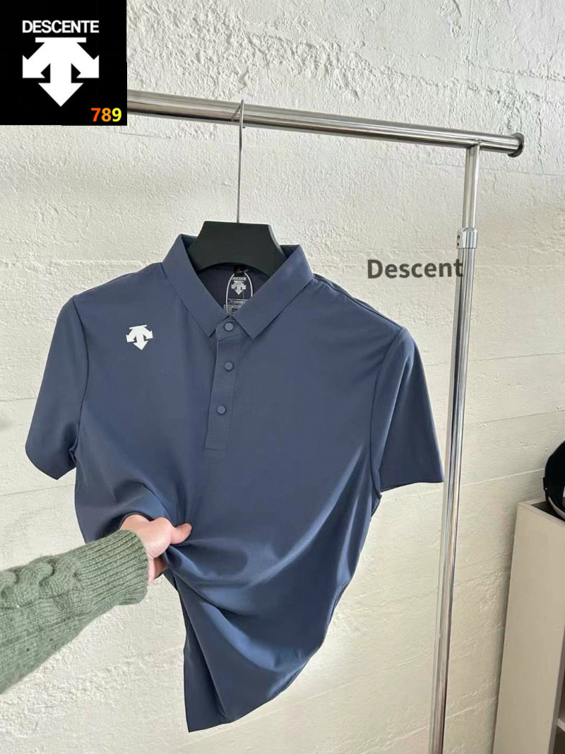 Descente Classic Polo Shirt - Navy Blue view