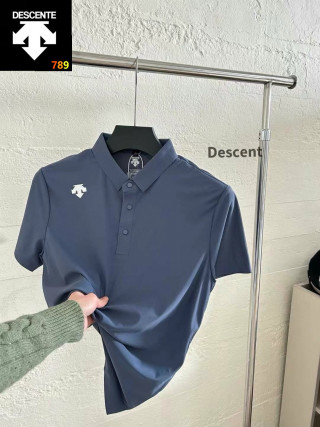 Descente Classic Polo Shirt - Navy Blue view 5