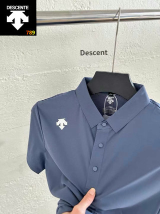 Descente Classic Polo Shirt - Navy Blue view 6