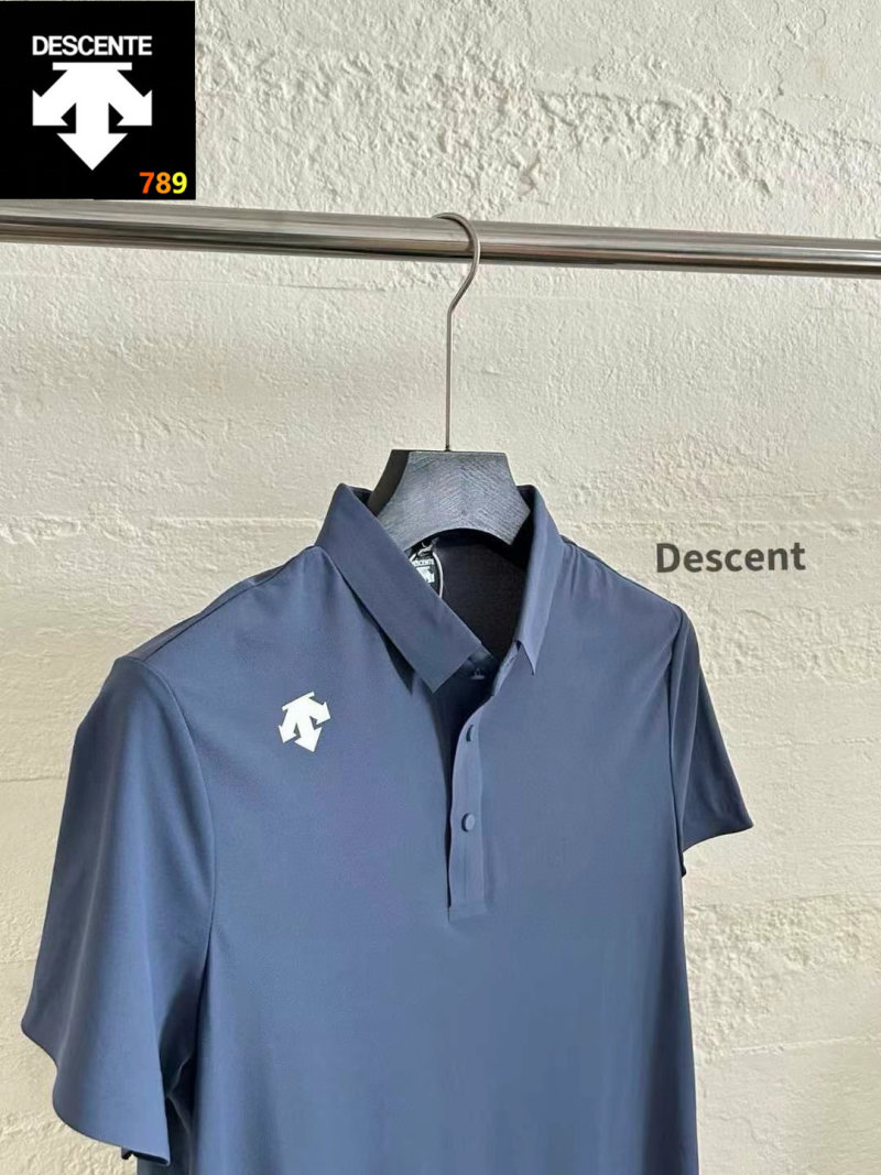 Descente Classic Polo Shirt - Navy Blue view