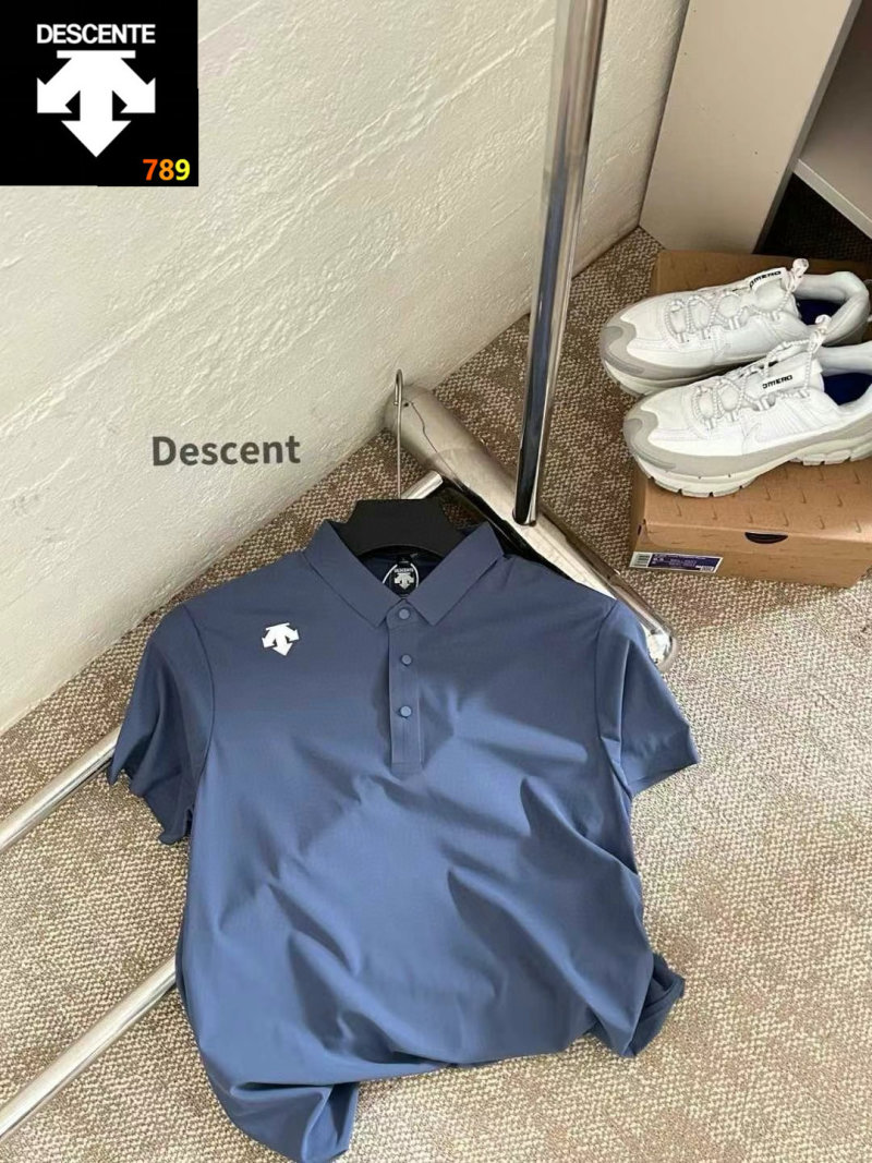 Descente Classic Polo Shirt - Navy Blue view