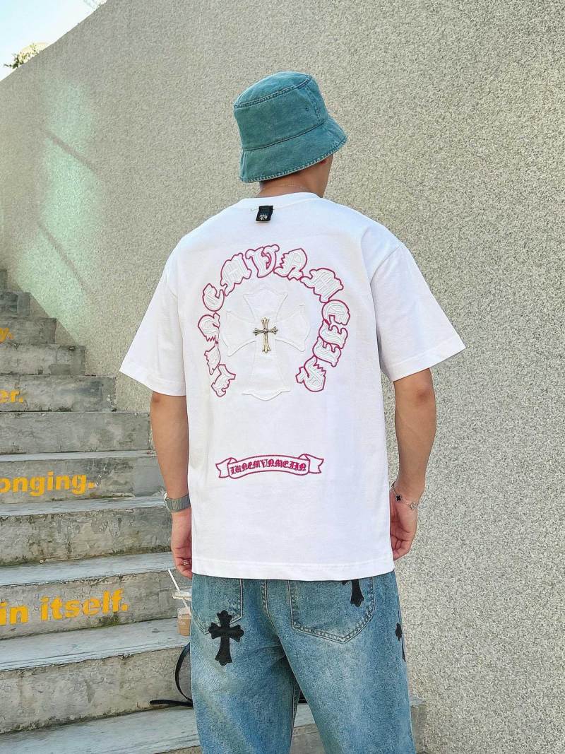 White Cross Graphic Short Sleeve T-Shirt view