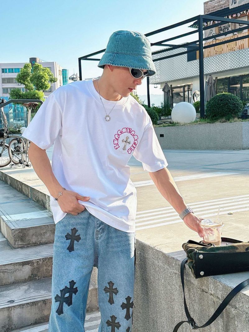 White Cross Graphic Short Sleeve T-Shirt view