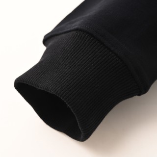 Burberry Signature Rope Embroidery Black Hoodie view 8