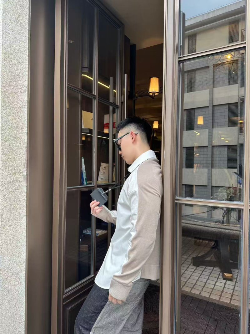 White Long Sleeve Dress Shirt view