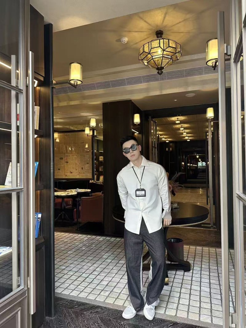 White Long Sleeve Dress Shirt view