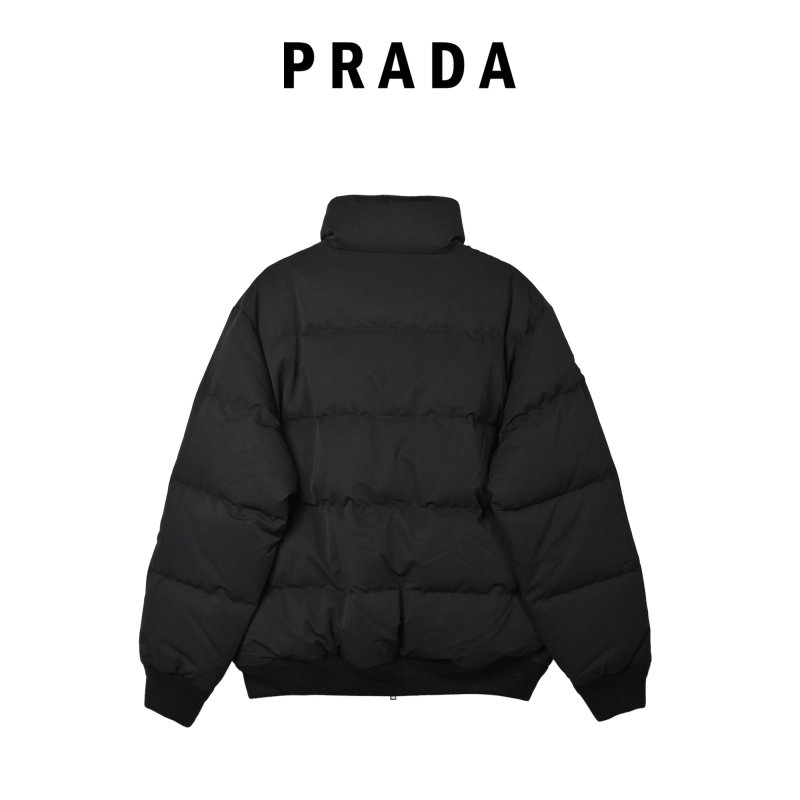 Prada Black Down Puffer Jacket view