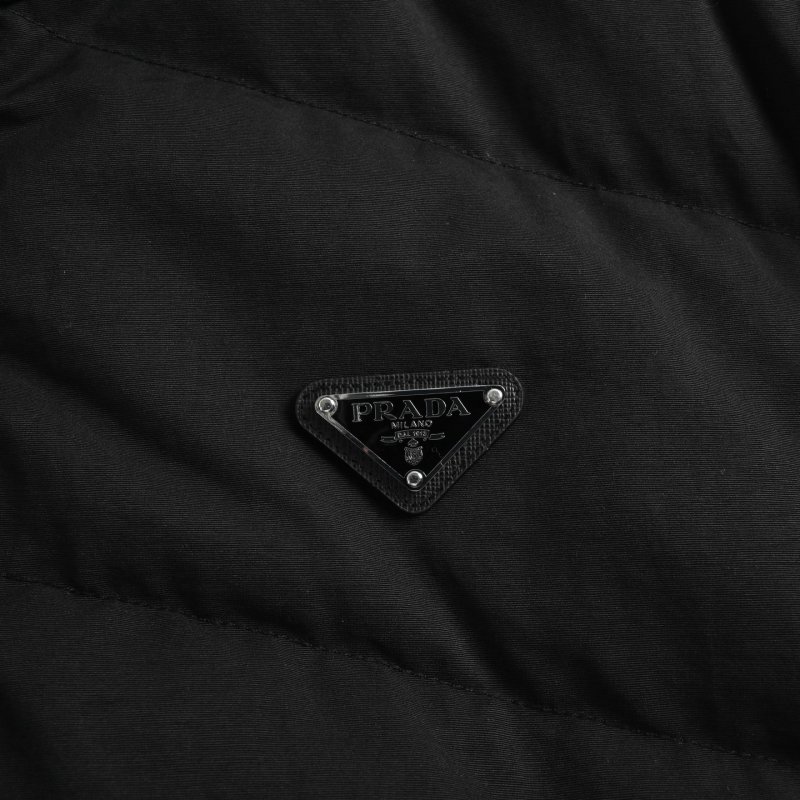 Prada Black Down Puffer Jacket view
