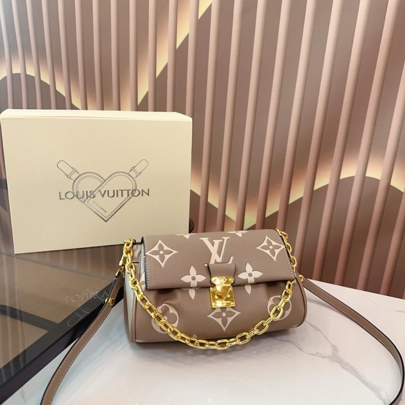 Louis Vuitton Favorite Chain Shoulder Bag Elephant Gray