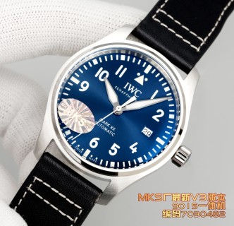 IWC Mark XX Automatic Pilot Watch - Blue Dial view 3