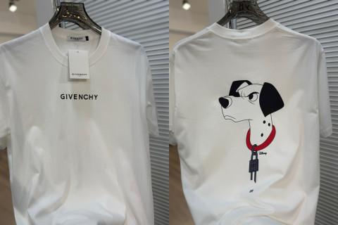 Louis Vuitton White Dragon Print Short Sleeve T-Shirt view 5