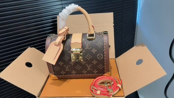 Louis Vuitton Monogram Trunk Bag Brown