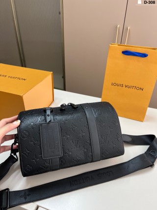 Louis Vuitton Keepall 27 Monogram Canvas Black Travel Bag