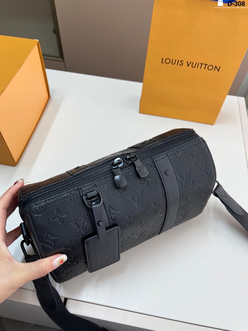 Louis Vuitton Keepall 27 Monogram Canvas Black Travel Bag view