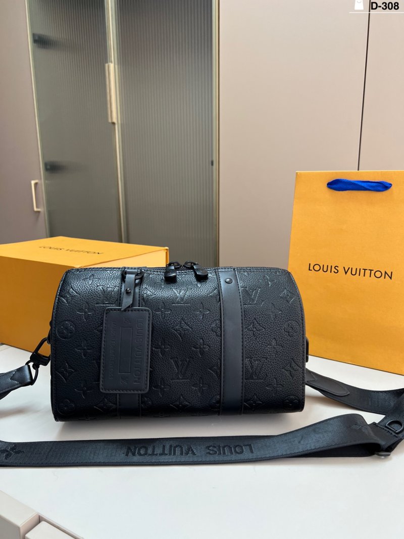 Louis Vuitton Keepall 27 Monogram Canvas Black Travel Bag view