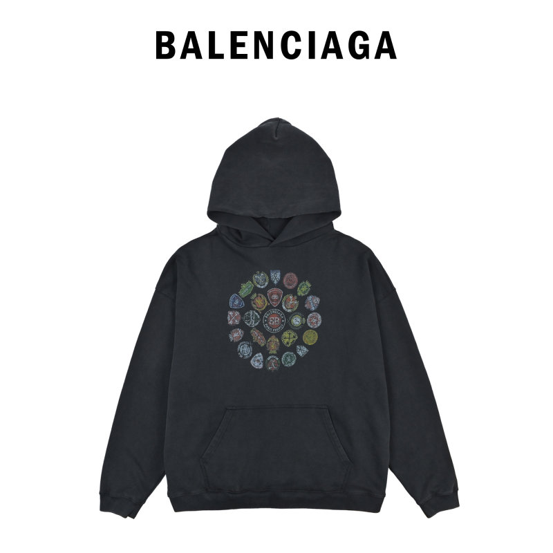 Chrome Hearts Black Multi-Crest Hoodie view