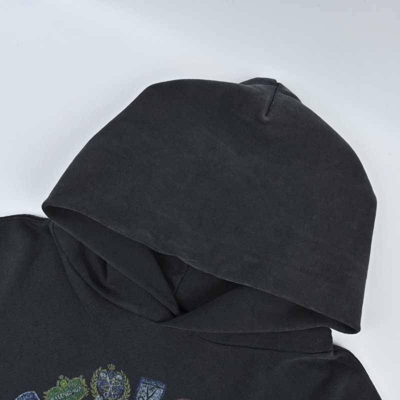 Chrome Hearts Black Multi-Crest Hoodie view