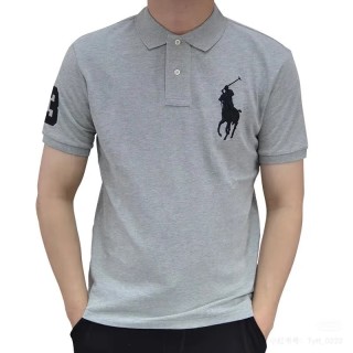 Ralph Lauren Polo Shirt Grey with Embroidered Logo view 7