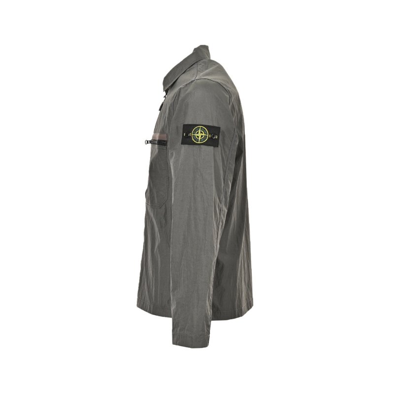 Stone Island Crinkle Reps Nylon Jacket Sage Green view