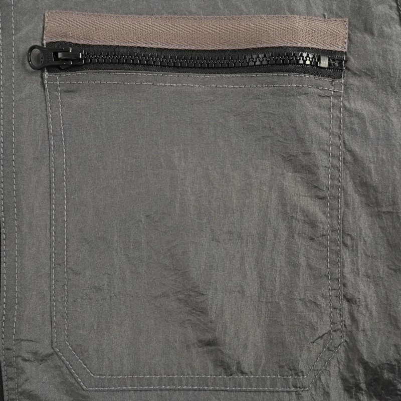 Stone Island Crinkle Reps Nylon Jacket Sage Green view