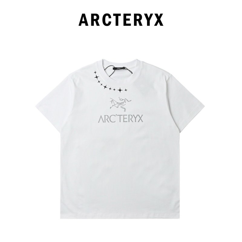 Arc'teryx White Bird Logo T-Shirt with Star Detail view