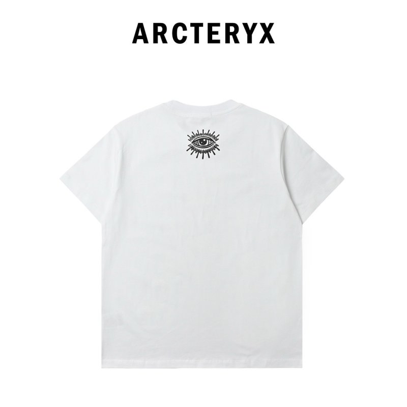 Arc'teryx White Bird Logo T-Shirt with Star Detail view