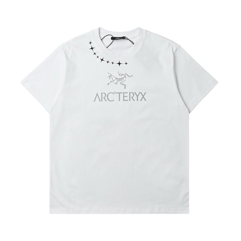 Arc'teryx White Bird Logo T-Shirt with Star Detail view